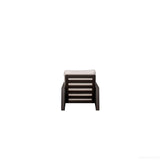 Verona - Seating Lounge Chair (Set of 2) - Dark Espresso / Gray / Off White