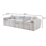 Extra Large Compression Sofa, Cloud Puff Couch For Living Room