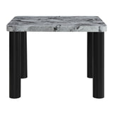 Square Frame Dining Table - Gray
