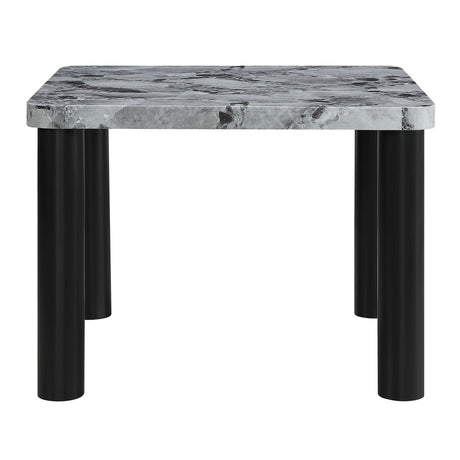 Square Frame Dining Table - Gray