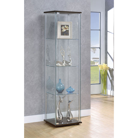 Crestwood - 3 Shelf Curio Cabinet