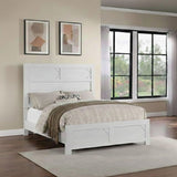 Transitional Bed With High Headboard