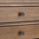 Carlton - Bedside Table - Rustic Natural Aged Brown