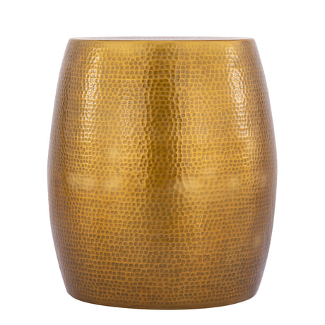 Et-201 - Oval End Table - Gold