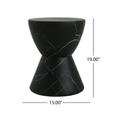 Outdoor, Lightweight Concrete Side Table