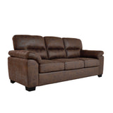 3 Seater Sofa With Padded Armrests And Triangular Leg