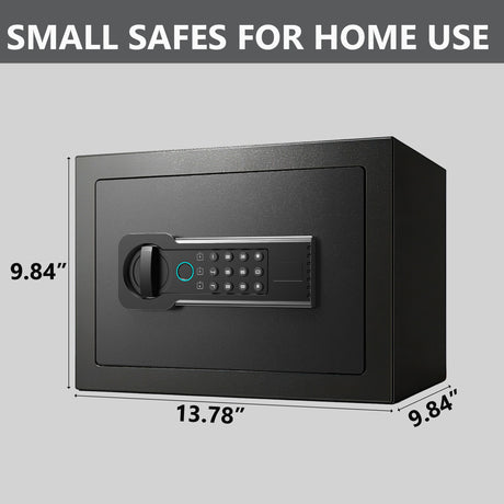 Home Safe, Fingerprint & Digital Keypad Lock, Security Cabinet