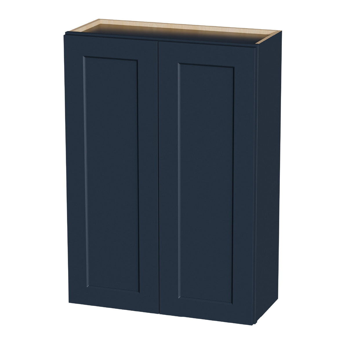 Shaker Wall Cabinet With Soft Close Hinges, Adjustable Shelves, Double Door
