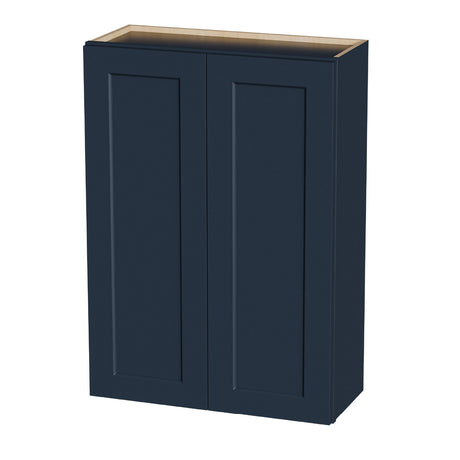 Shaker Wall Cabinet With Soft Close Hinges, Adjustable Shelves, Double Door