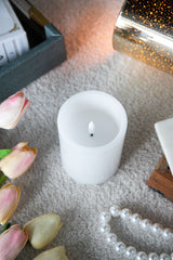 LED Candles With Remote Timer (Set of 3) - White