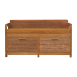 Oxford - 2 Drawer Storage Bench - Beige