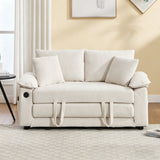 Upholstered Futon Convertible Floor Sofa Bed