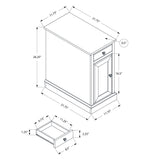 Accent Table With Storage Drawer For Living Room - Blue