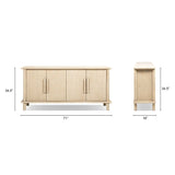 Milo - 4 Door Sideboard - Natural