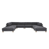 Modern Modular Sectional With Adjustable Back Support