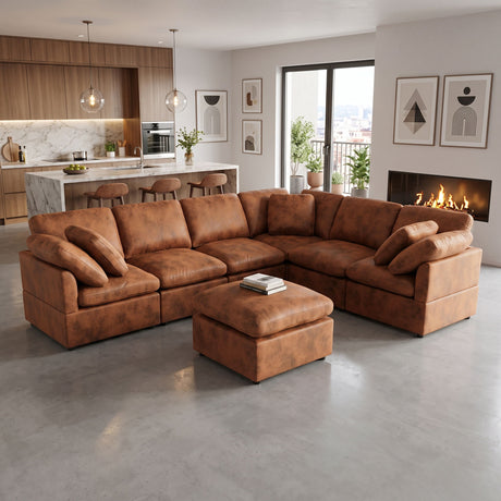 Deep Modular Cloud Sofa, Freely Configurable