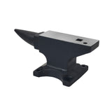 100 Lbs Single Horn Anvil, 4 Holes - Black