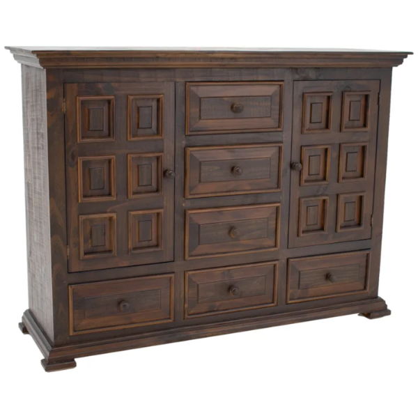 VB   CHALET   WALNUT   DRESSER - 3700DW