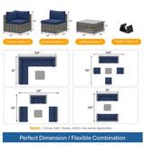 Modern Patio Set With Coffee Table