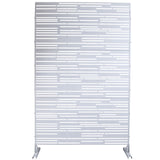 Outdoor & Indoor Freestanding Metal Privacy Screen