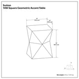 Sutton - Side Table - Natural