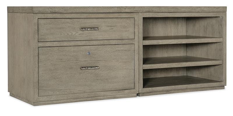 Linville Falls 72" Credenza with Lateral File and Open Desk Cabinet - 6150-10909-85