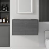 Floating Bathroom Vanity Cabinet With Soft Close Double Doors, Spacious Interior Storage, Wall Mounted, Cabinet Only