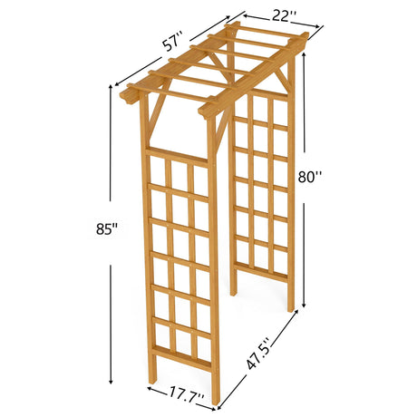 Wedding Arbor With Trellis Design