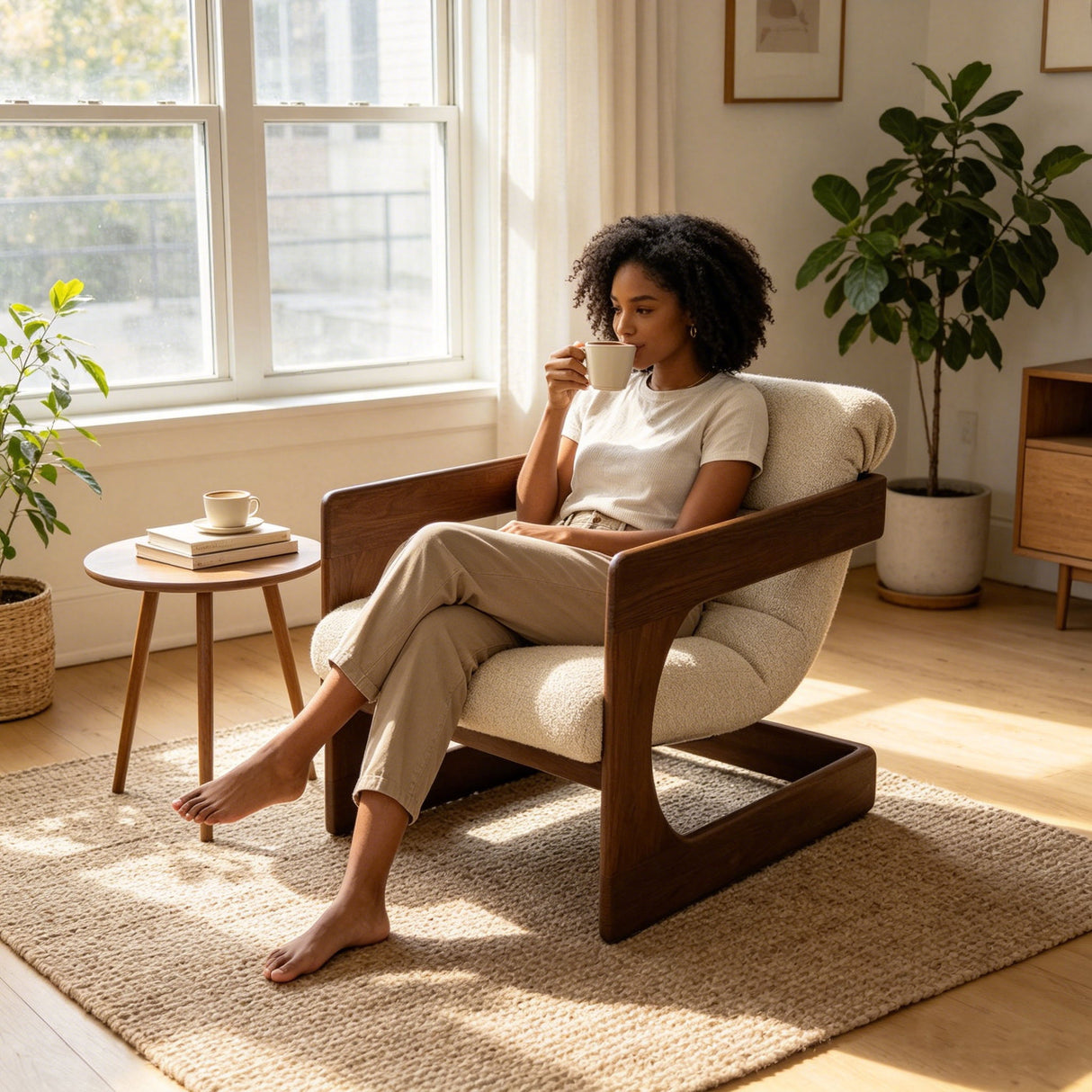 Ellis - Accent Chair - Beige