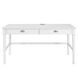 Modern Writing Desk With Drawers For Home Office