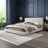 Hudson - King Bed - Ivory
