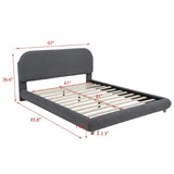 Contemporary Low-Profile Platform Bed