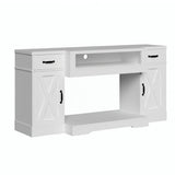 TV Stand With Adjustable Shelves & Double Doors