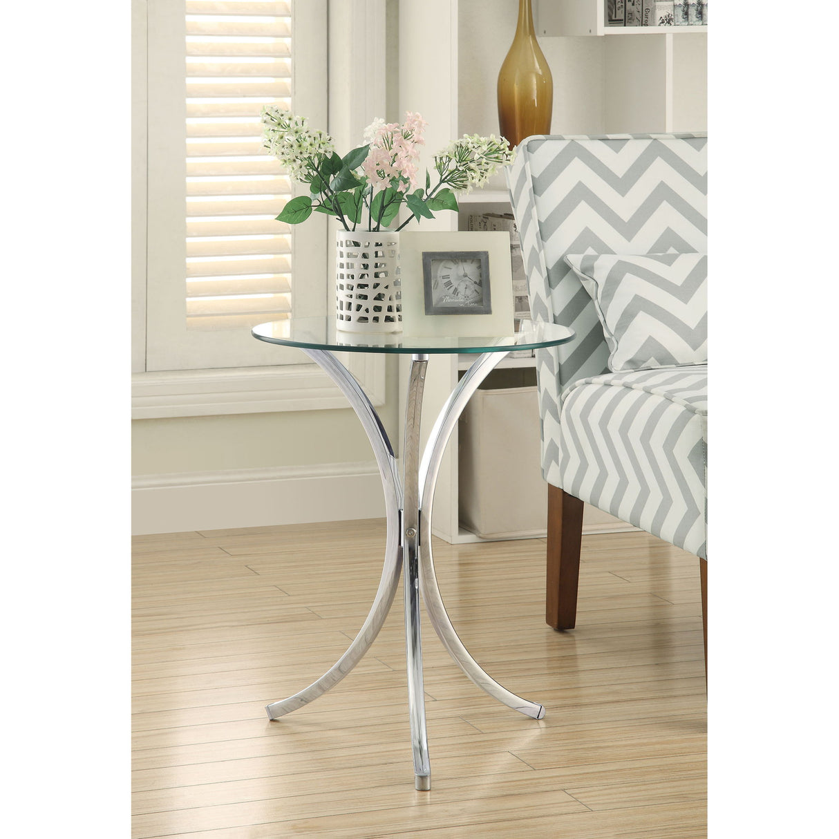 Claudia - Side Table - Chrome