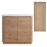 Freestanding Bathroom Vanity With Sink And 2 Soft Close Doors