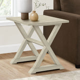 Compact Accent End Table, Square, Transitional