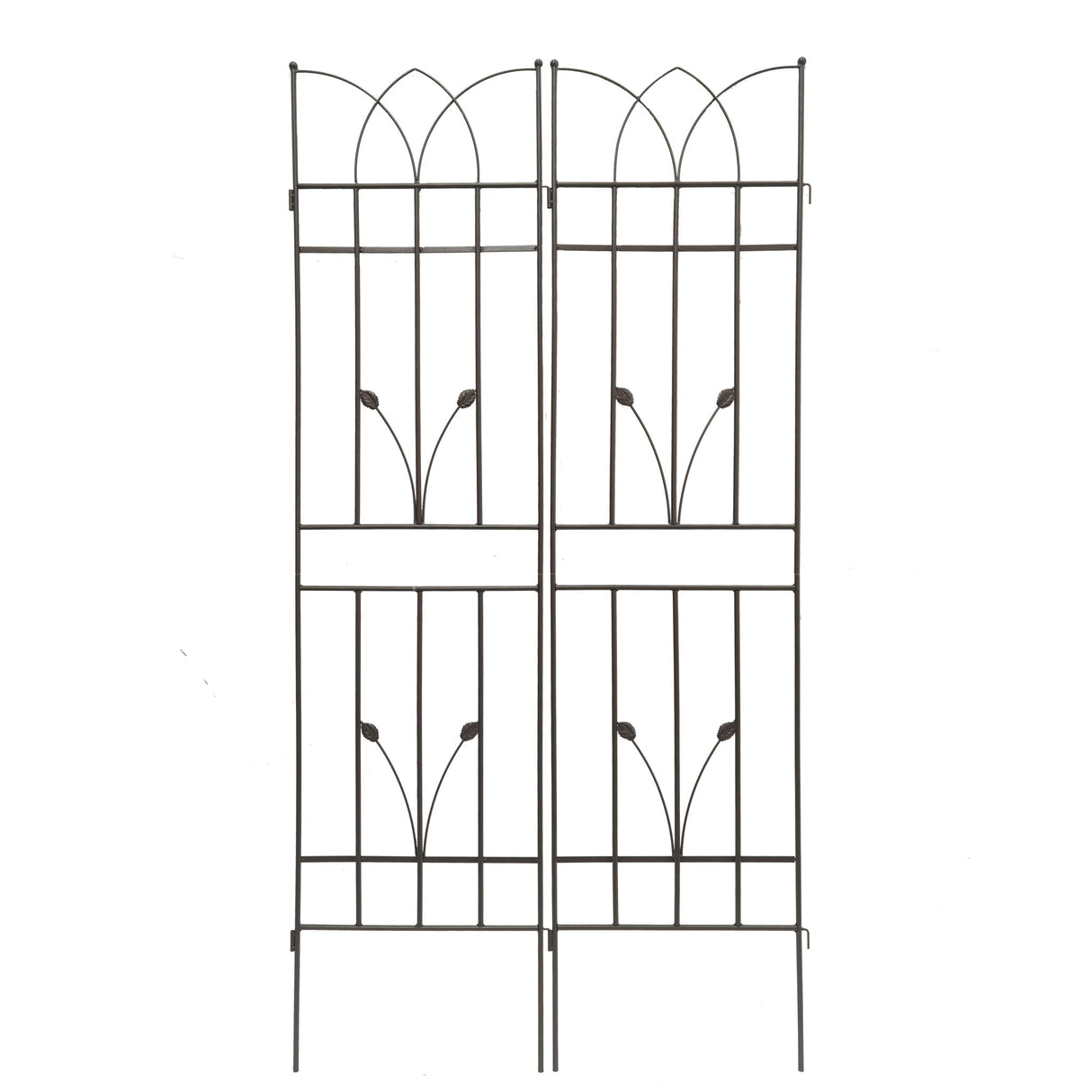 Metal Garden Trellis Rustproof For Climbing Plants Outdoor Flower Support