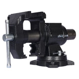 Heavy Duty 5" Multi Jaw Rotating Bench Vise With 360 Degree Swivel Base And Head