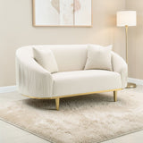 Martina - Loveseat With 2 Pillows - Ivory
