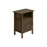 Transitional Accent Table With Storage