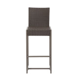Outdoor Barstool With Hand Crafted Details (Set of 2)