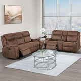 Modern Manual Motion Living Room Set & Hidden Cup Holders