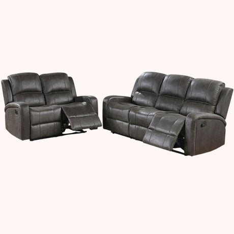 Modern Living Room Set With Square Armrest, Cushion Backrest