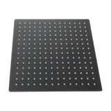 Luxury Rain Fixed Shower Head 12" Square Oil Rubbed Bronze Stainless Steel - Oil-Rubbed Bronze