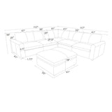 Upholstered Large Seating Modular Sectional