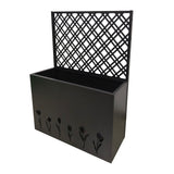Tall Planter Raised Garden Bed With Trellis