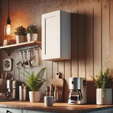 Shaker Wall Cabinet With 2 Adjustable Shelves