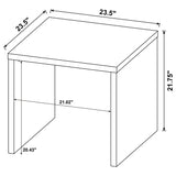 Canyon - Square Side Table - Black