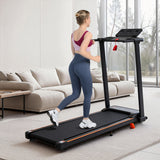 Treadmill With 8% Incline, Portable Treadmills For Home - Black
