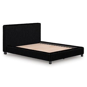 Zuraleus Queen Upholstered Headboard/Footboard/Roll Slats - PCB3380-81